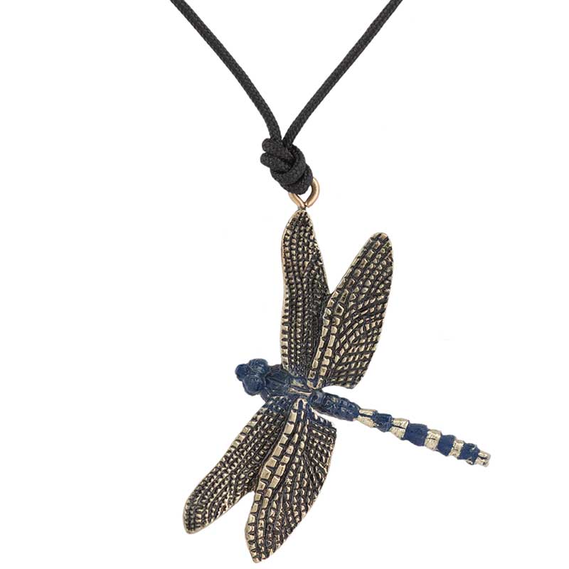 Blue Dragonfly Pendant