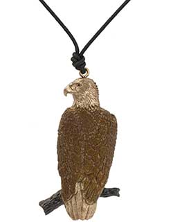 Eagle Perched Pendant