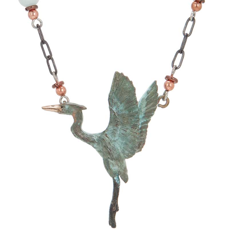 Heron Rising Necklace