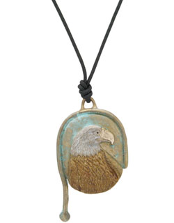 Eagle, Bas Relief Pendant