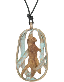 Otter in Kelp Pendant