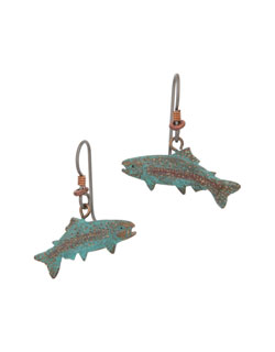 Rainbow Trout Earrings