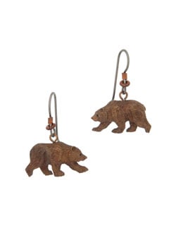 Grizzly Bear Earrings