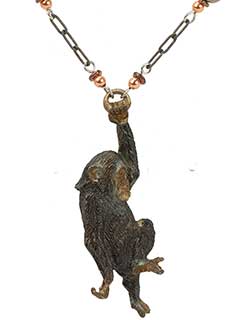 Swinging Chimp Necklace