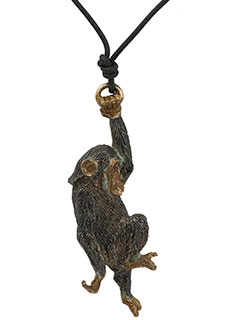 Swinging Chimp Pendant