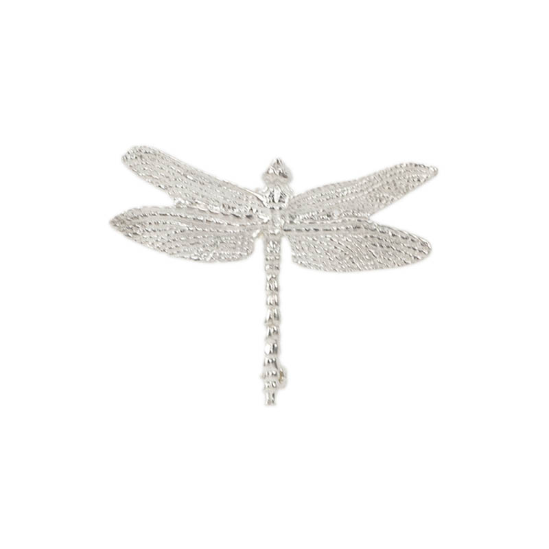 Dragonfly Pin, Sterling Silver