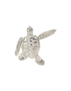 Sea Turtle Pin, Sterling Silver