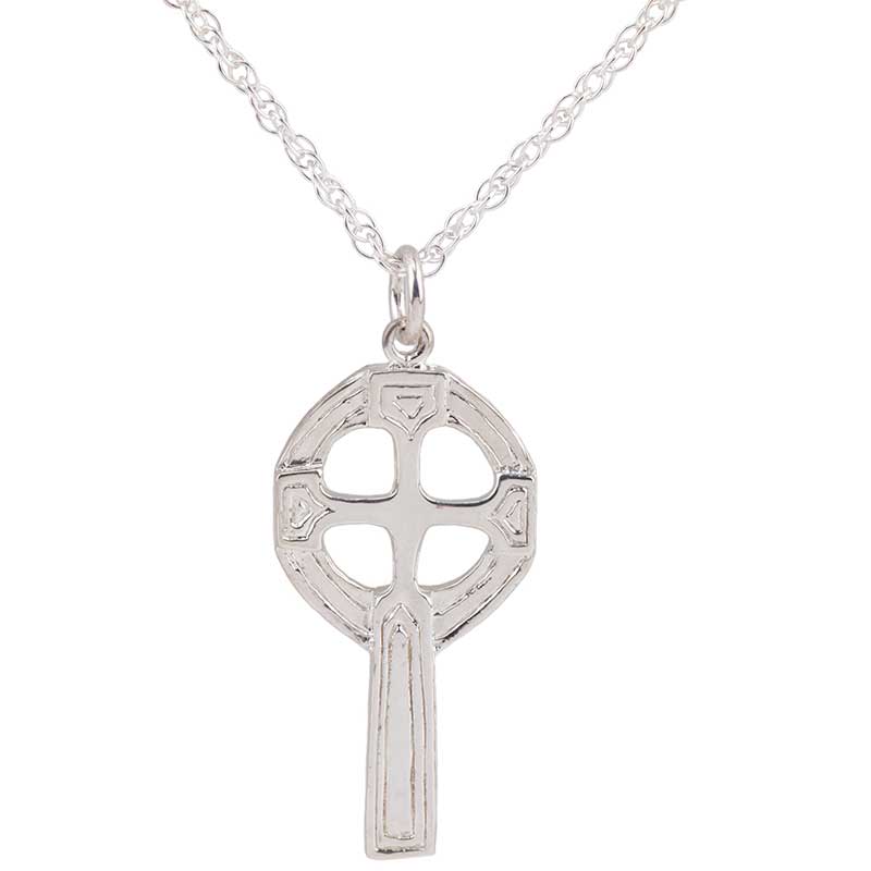 Large Silver Celtic Warrior Cross | Celtic Cross Online