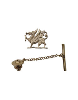 Welsh Dragon Tie Tack, 14 kt. Gold