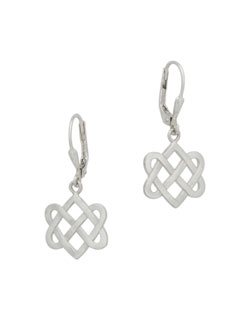 Sterling Silver Celtic Heart Earring Studs – Tuesday Morning