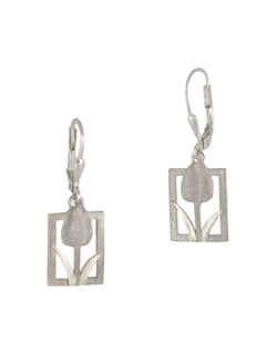 Tulip Tile Earrings