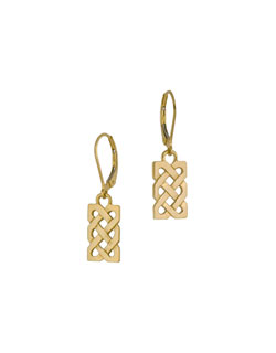 Sailor's Knot Earrings, 14 kt. Gold