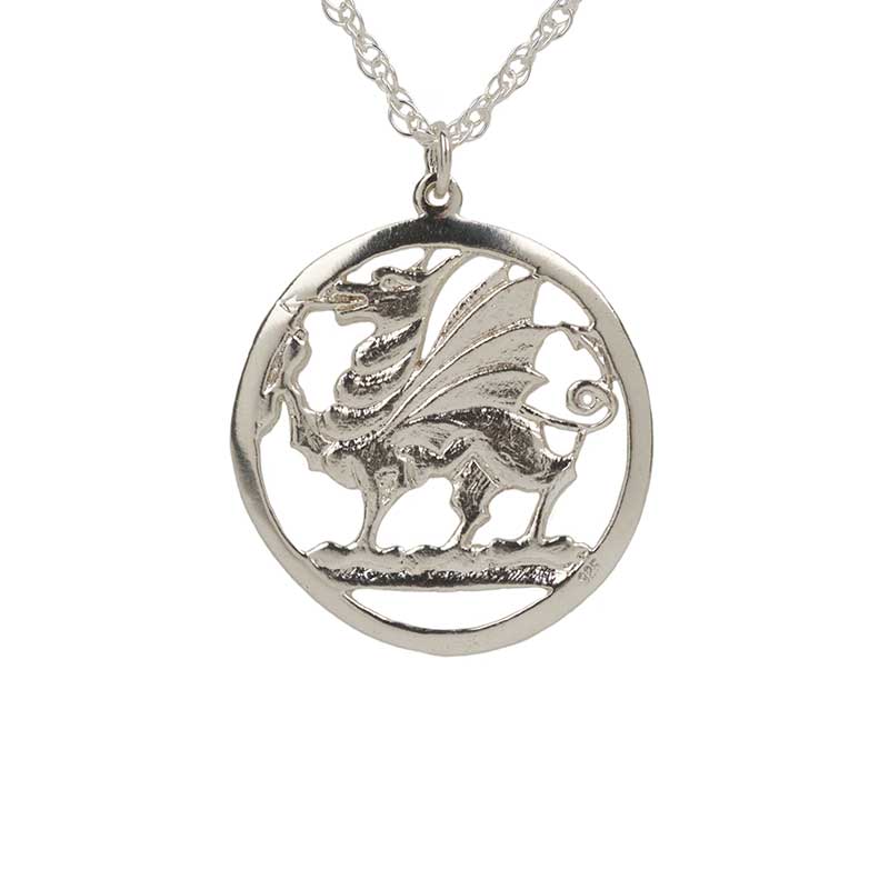 Welsh dragon necklace sale