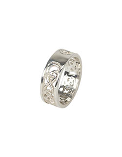 Celtic Wedding Band, Sterling Silver