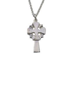 Nevern Cross Pendant, Sterling Silver