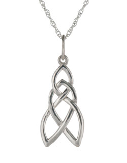 Celtic Pathway Pendant, Sterling