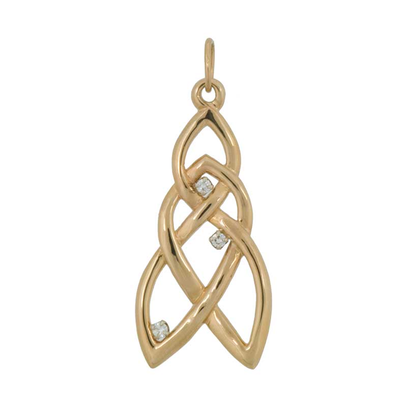 Tlws Olwen Pendant, 14 kt. Gold