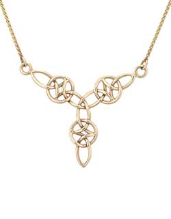 Everlasting Love Necklace, Gold