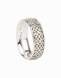 Celtic Oval Scarf Ring – Celtic Crystal Design Jewelry