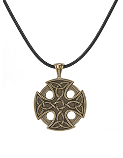 St. Brynach's Cross Pendant, Bronze