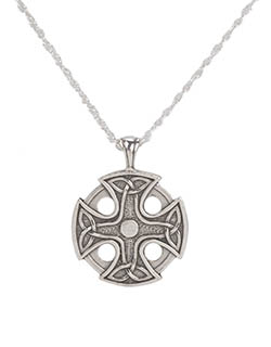 St. Brynach's Cross Pendant, Sterling Silver