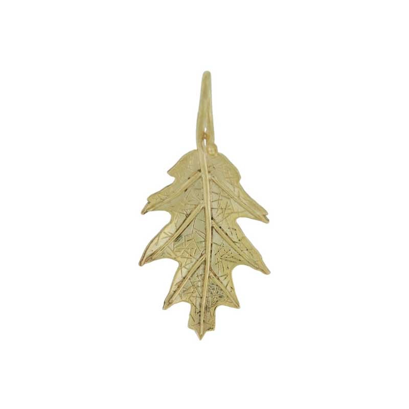 Gold Oak Leaf Pendant