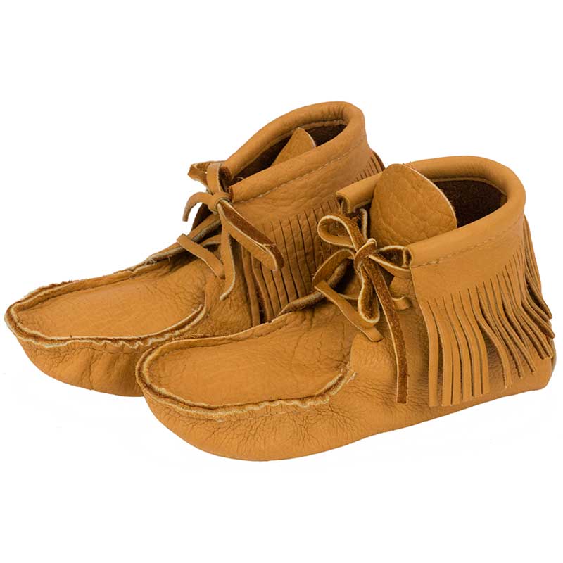 High Bison Leather Moccasins