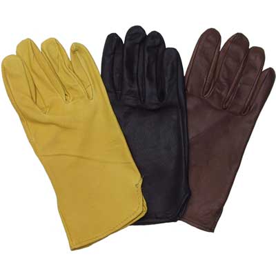 Kangaroo Leather Slip-on Driving Glove