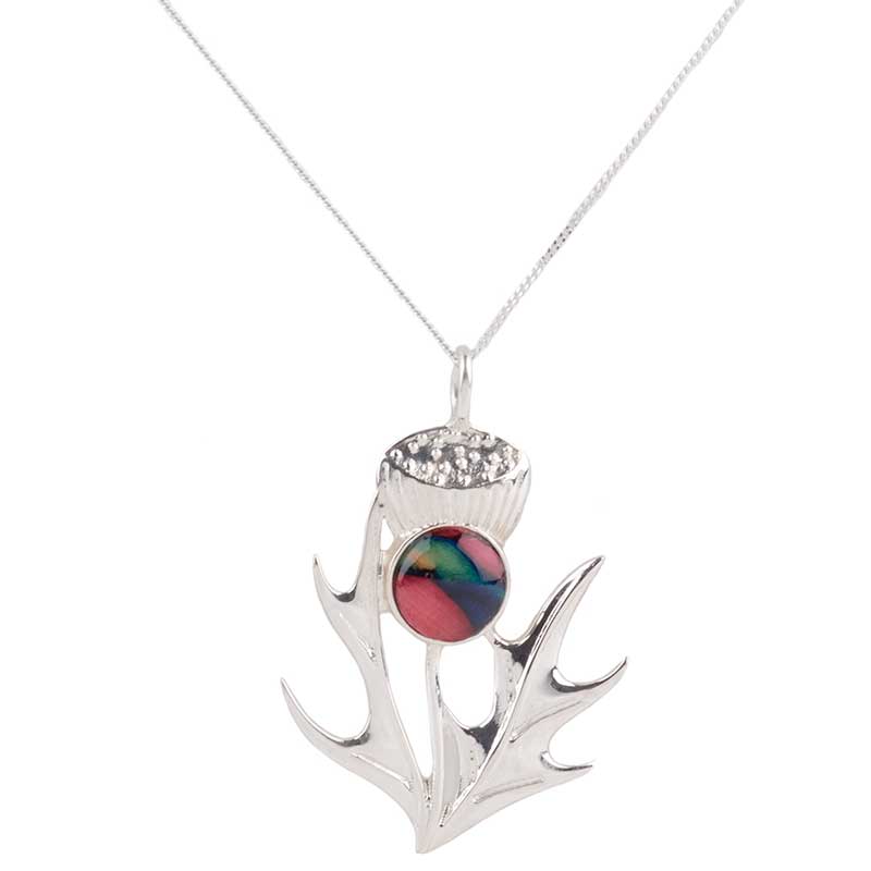 Heathergem Thistle Pendant