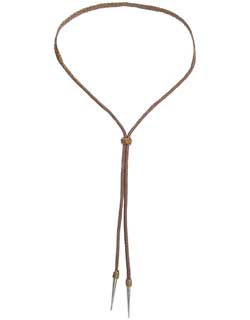 XL Bolo Tie, Sterling Silver Tips