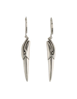 Heron Head Earrings