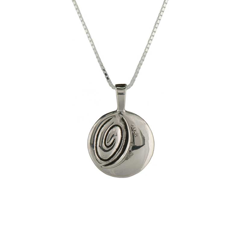 February Moon Pendant -- Back