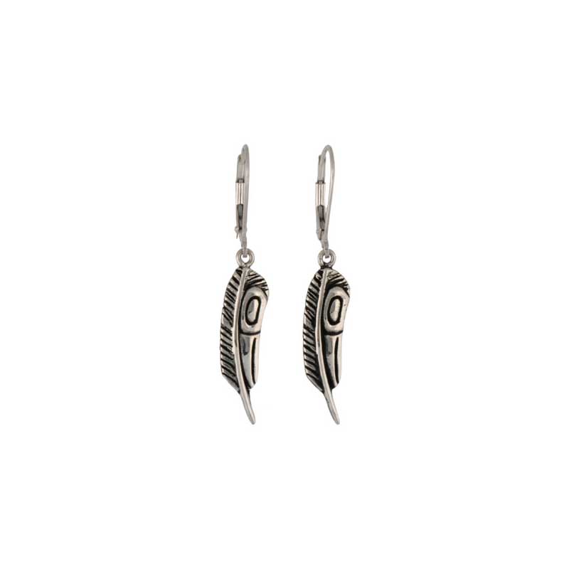 Raven Feather Earrings