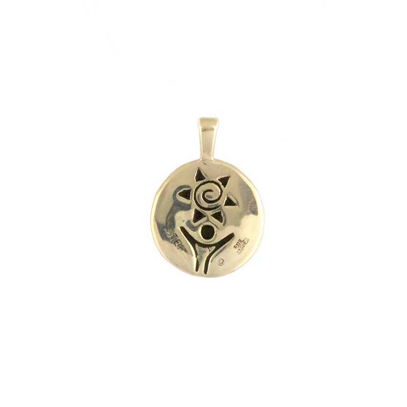 June Moon Pendant, 14 kt Gold