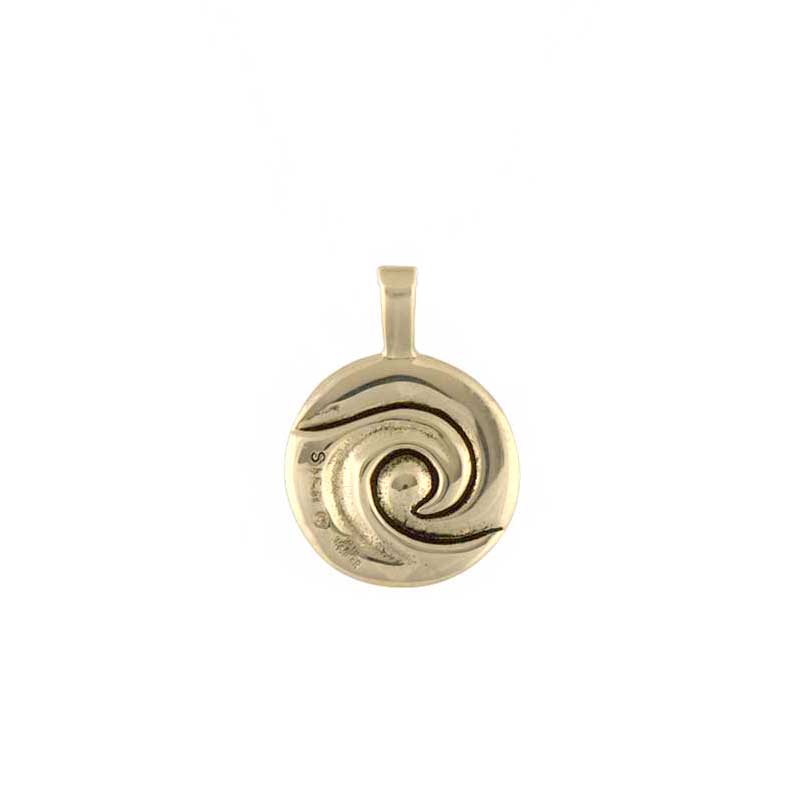 July Moon Pendant, 14 kt Gold