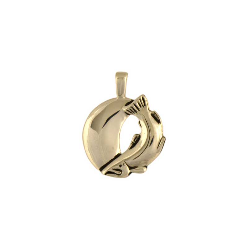 August Moon Pendant, 14 kt Gold