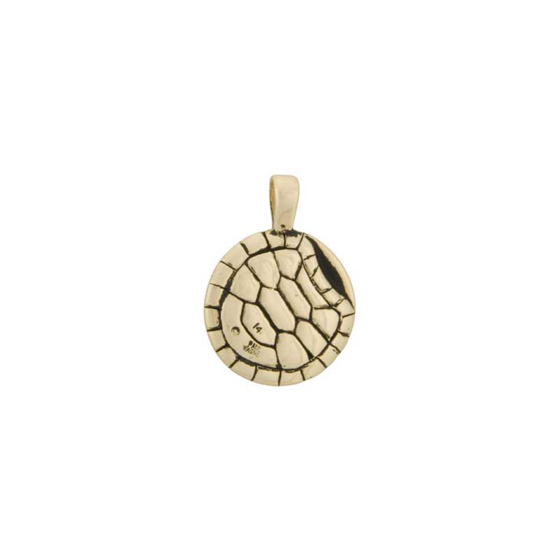 September Moon Pendant, 14 kt Gold