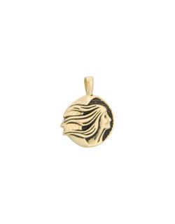 November Moon Pendant, 14 kt Gold