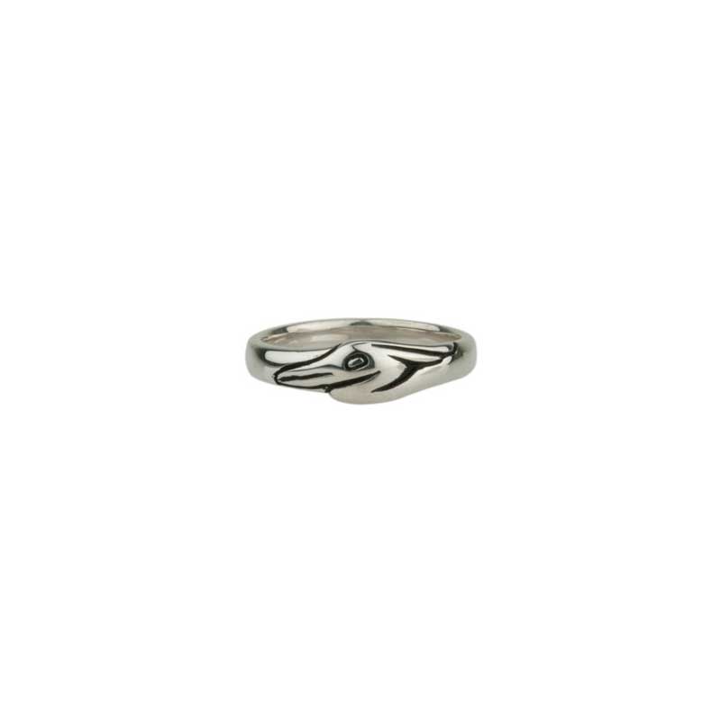 Heron Profile Ring, Sterling Silver