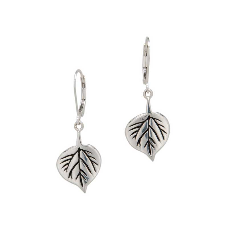 Aspen leaf earrings deals