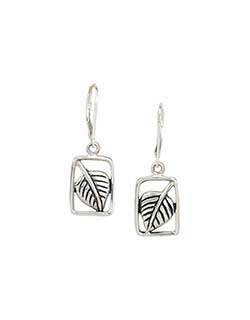 Aspen Leaf Earrings with Frame