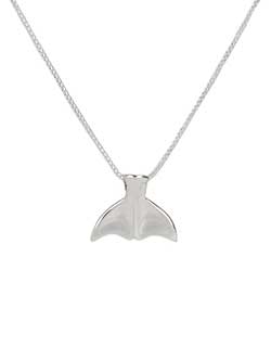 Whale Tail Pendant, Small