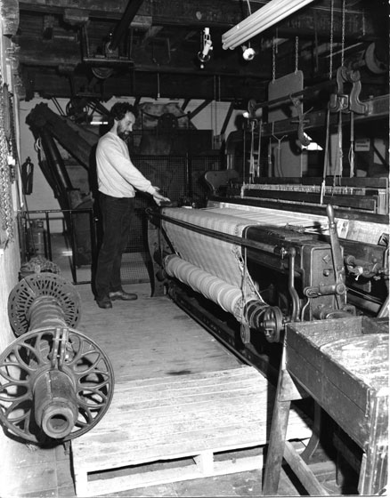 Weaving Shawls at Melin Teifi, Wales