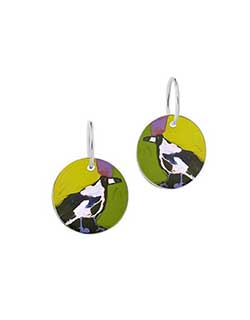 Magpie of Yuendumu Earrings (DD09)