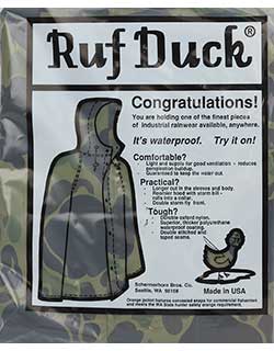 Ruf Duck Rain Overalls, Orange