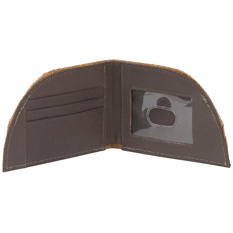 Salmon Wallet with RFID Protection, Brown