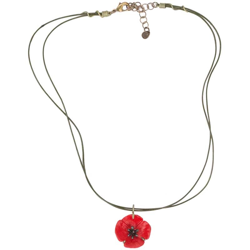 Red Poppy Pendant