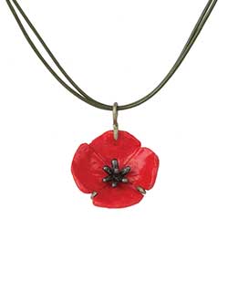 Red Poppy Pendant