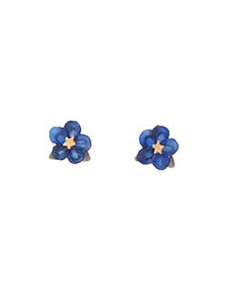 Blue Violet Earrings, Post