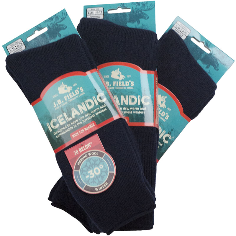 3 pair 30 Below Classic Socks, Navy